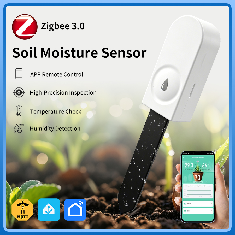 Smart Garden Zigbee - Zigbee 3.0 Smart Soil Moisture Sensor