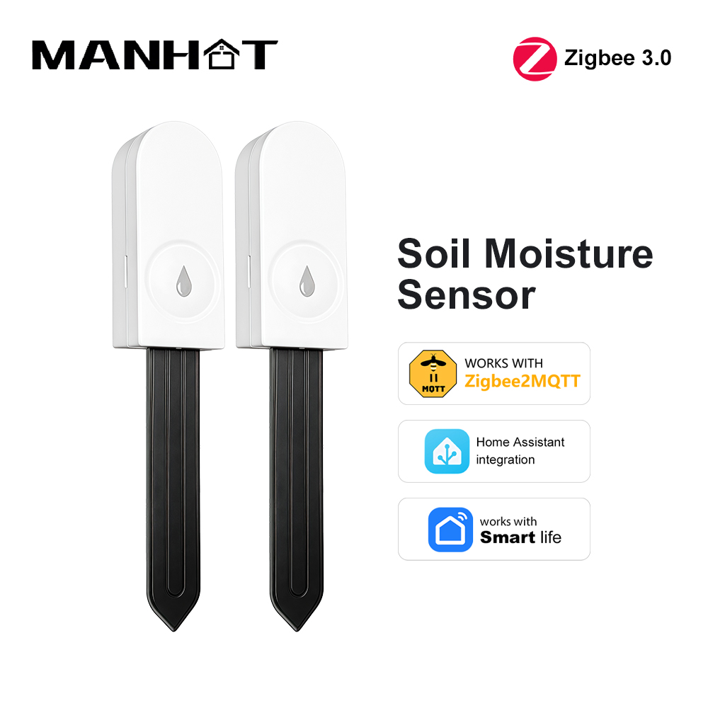 Smart Garden Outdoor - Zigbee 3.0 Soil Moisture Sensor Temperature