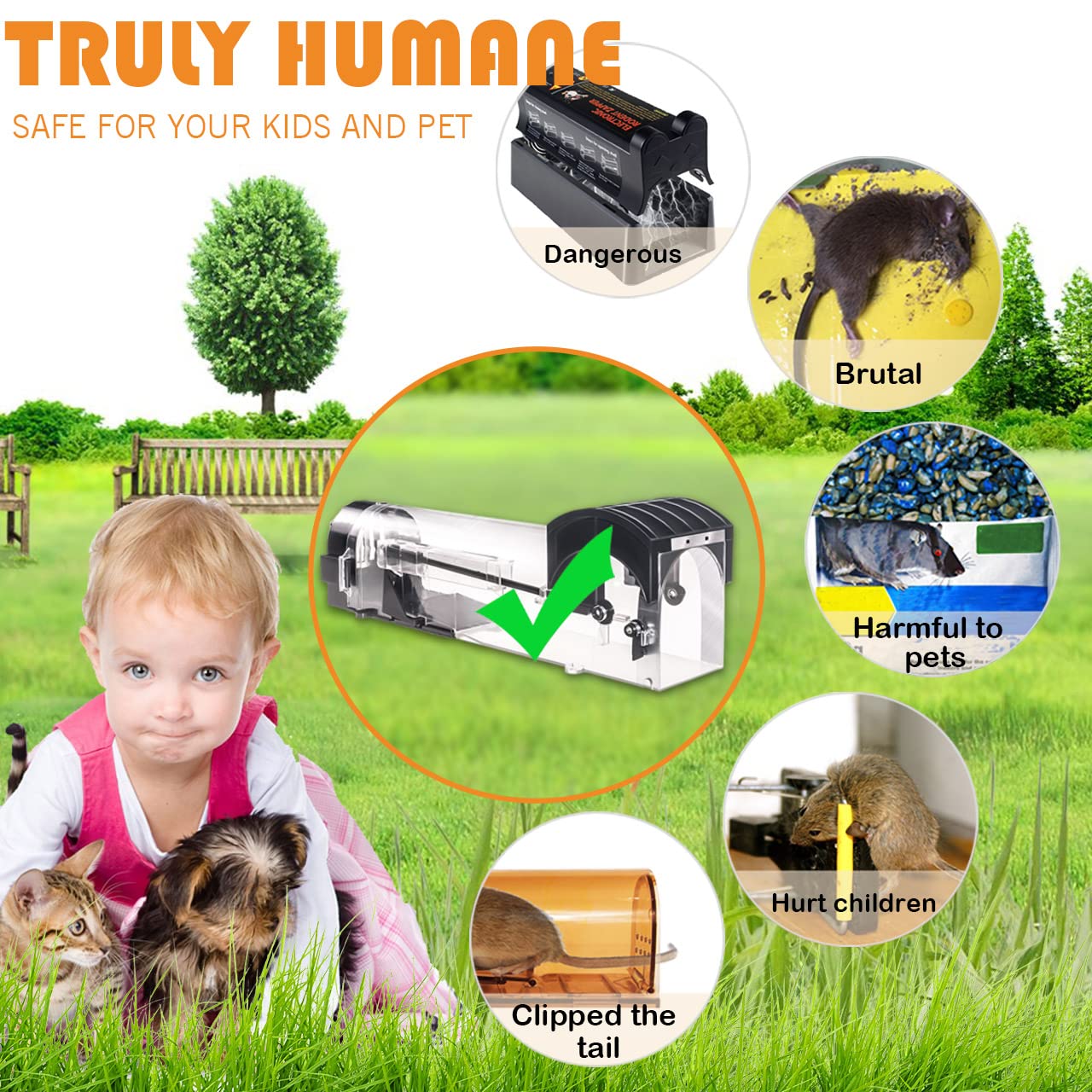 Safe Firm Humane Reusable Plas - Smart Garden Outdoor 评论和价格