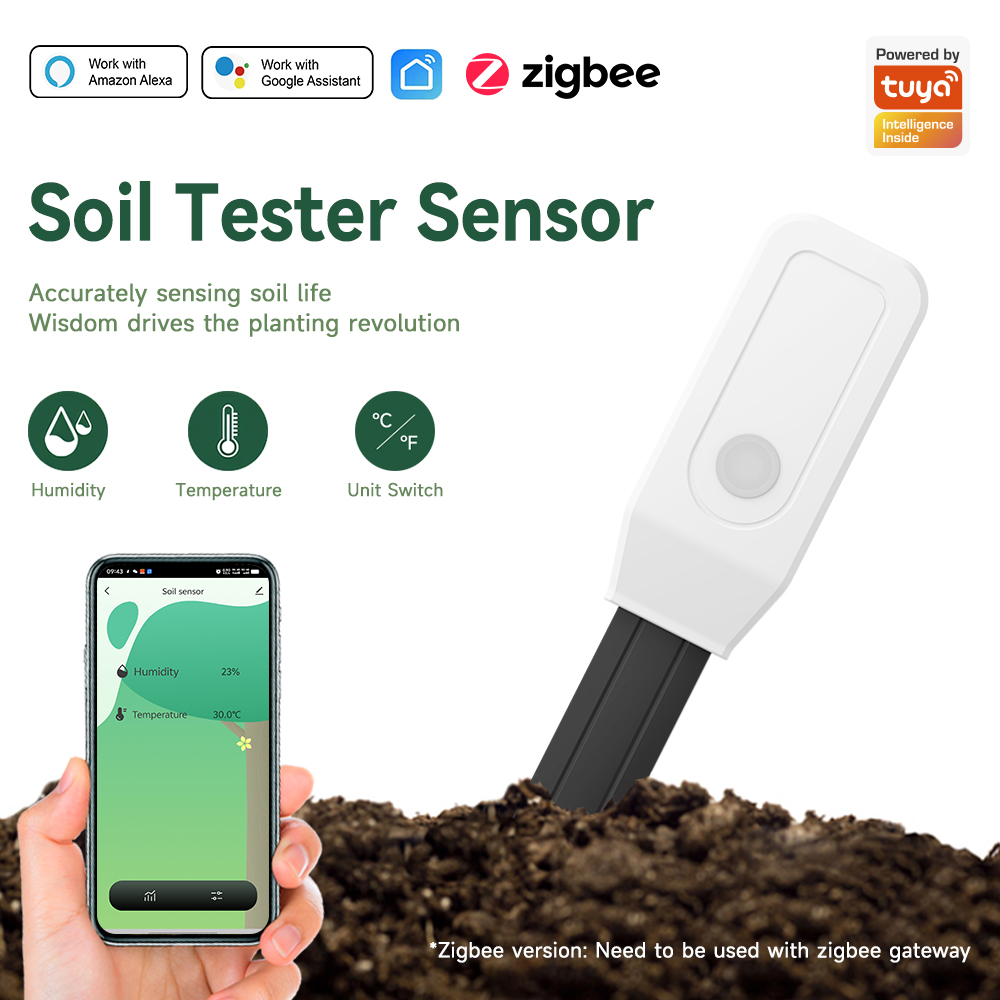 Smart Soil Tester Sensor, Zigb - Smart Garden Zigbee 评论和价格