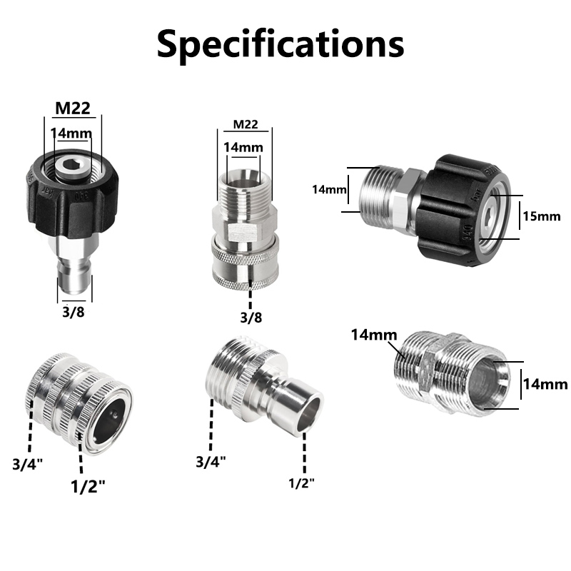 10PCS Pressure Washer Adapter  - Smart Garden Hub 评论和价格