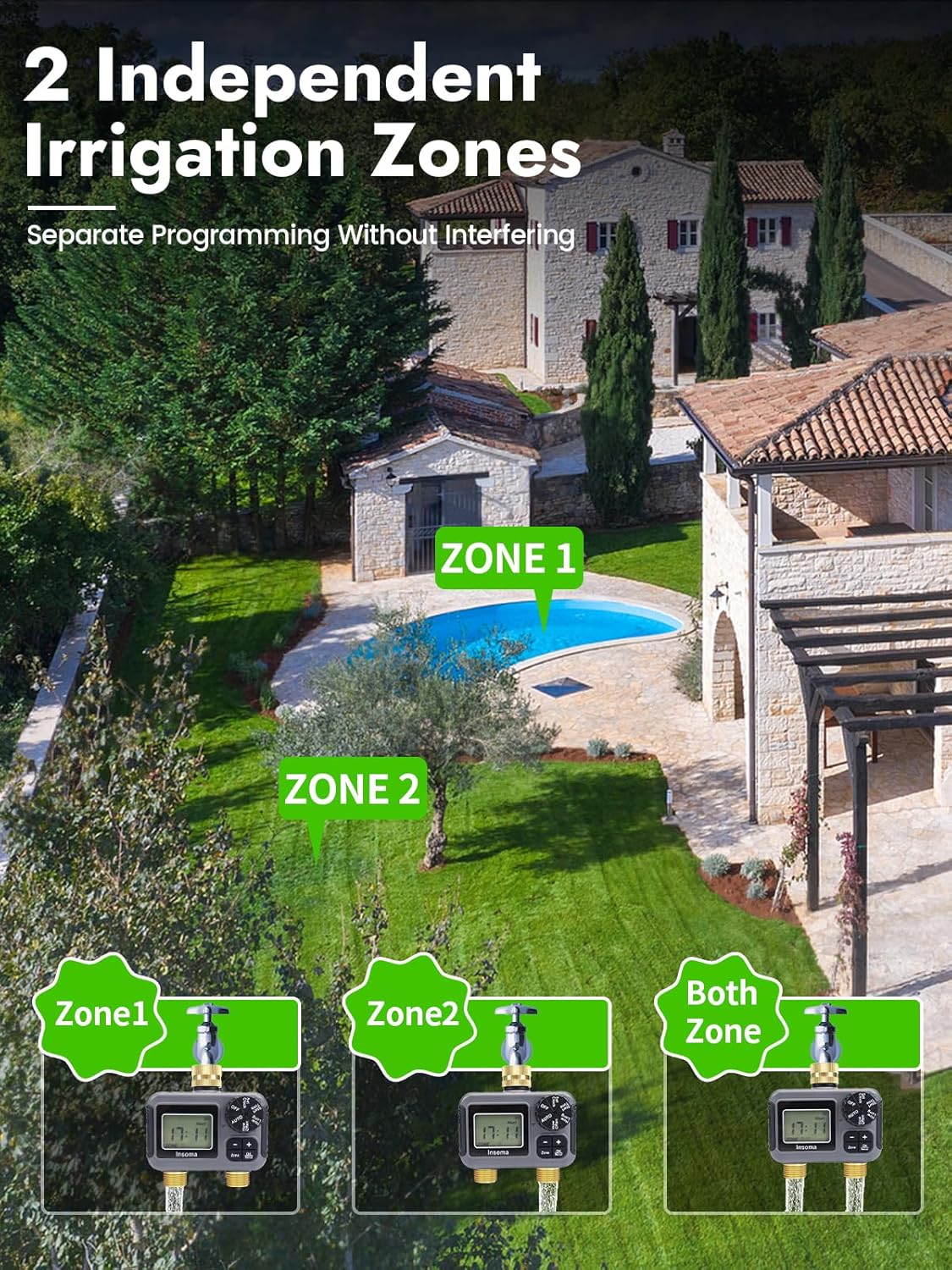 Dual Outlets Smart Irrigation  - Smart Garden Keeper 评论和价格