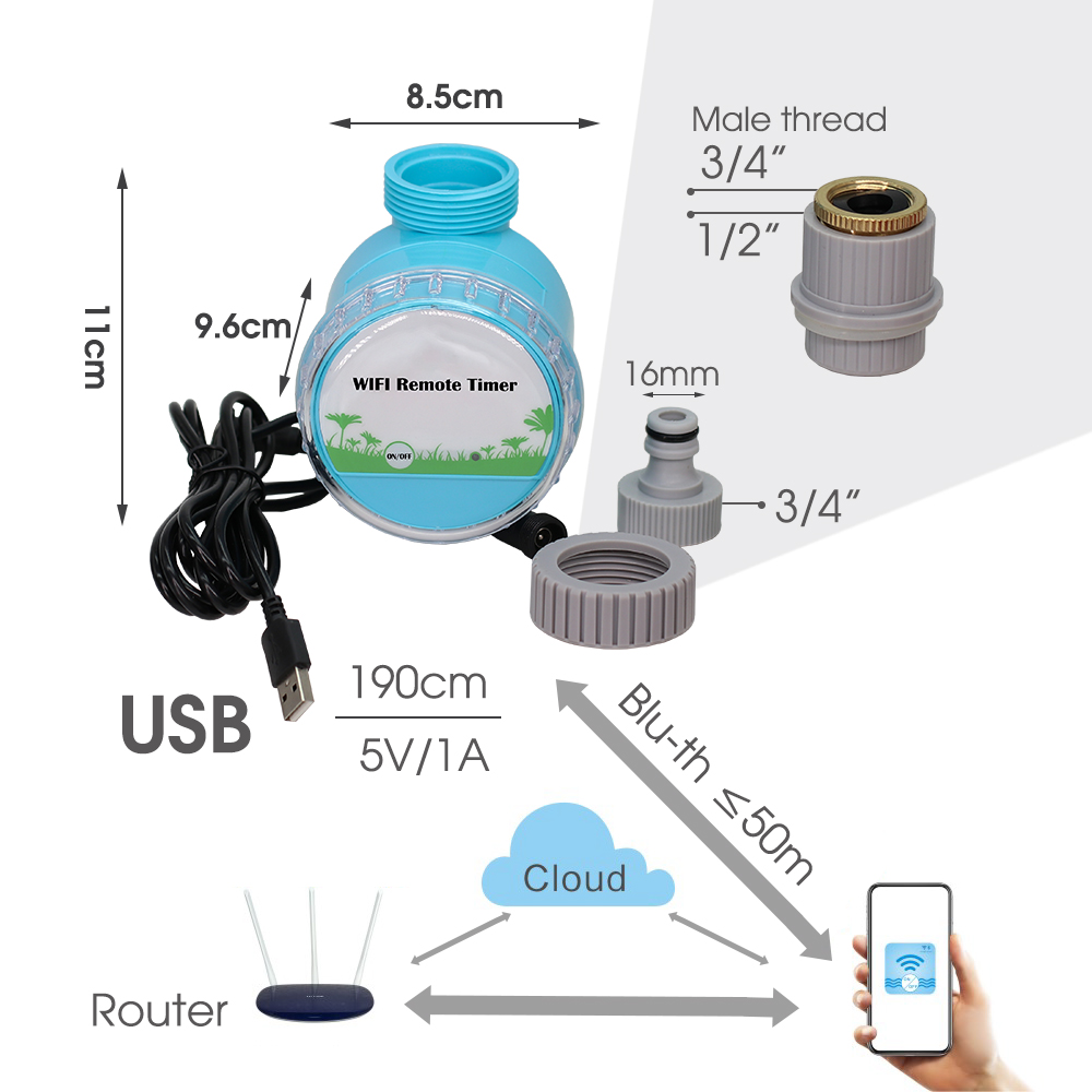 30-50M Smart Garden Watering S - Smart Garden Sprinkler 评论和价格