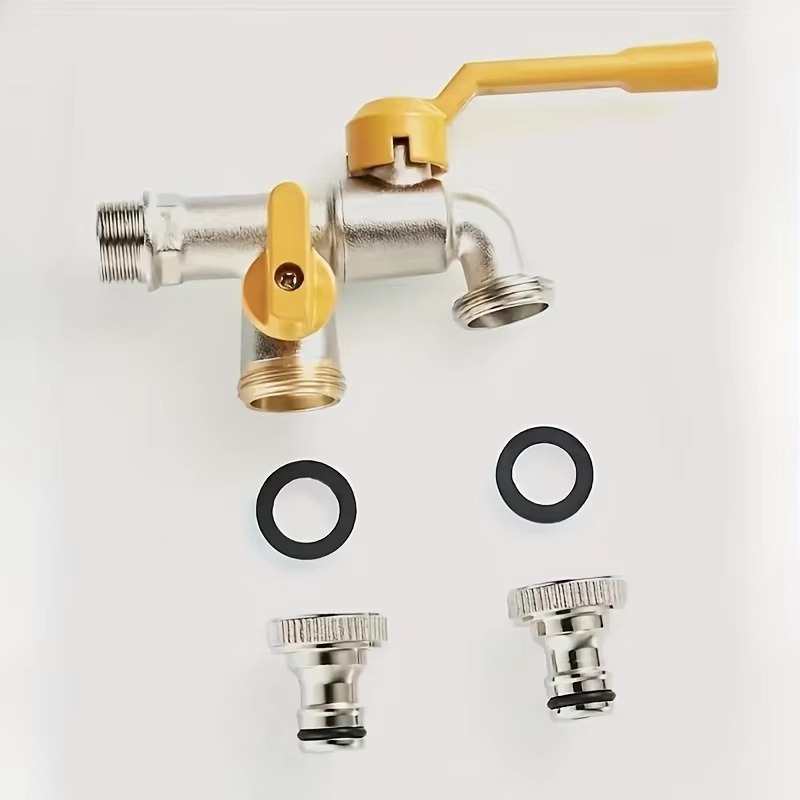 Double outlet garden hose fauc - Smart Garden Hub 评论和价格