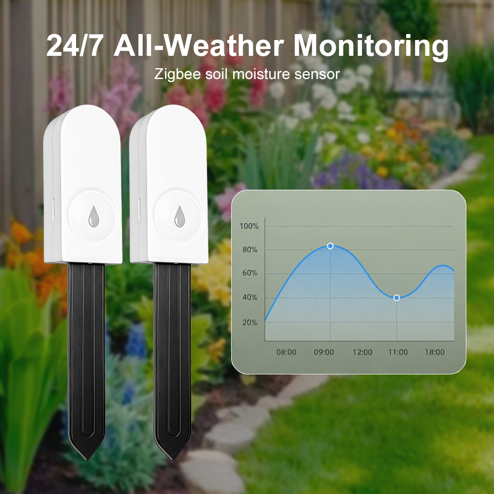 Zigbee 3.0 Soil Moisture Senso - Smart Garden Outdoor 评论和价格