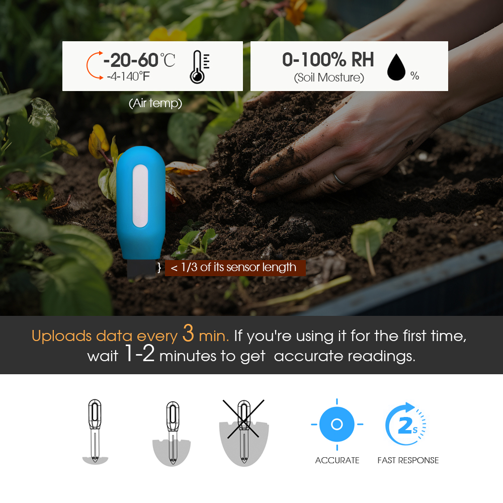1PCS Tuya Zigbee Soil Sensor H - Smart Garden Zigbee 评论和价格