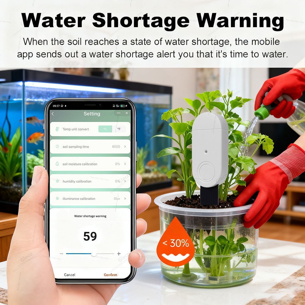 4in1 Zigbee Soil Moisture Temp - Smart Garden Zigbee 评论和价格
