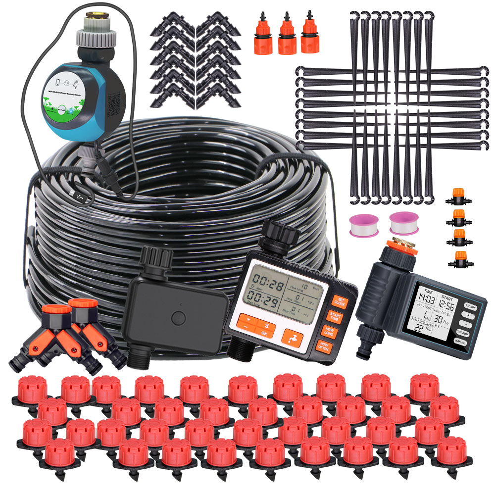 50-5M 1/4'' Hose Adjustable Dr - Smart Garden Sprinkler 评论和价格