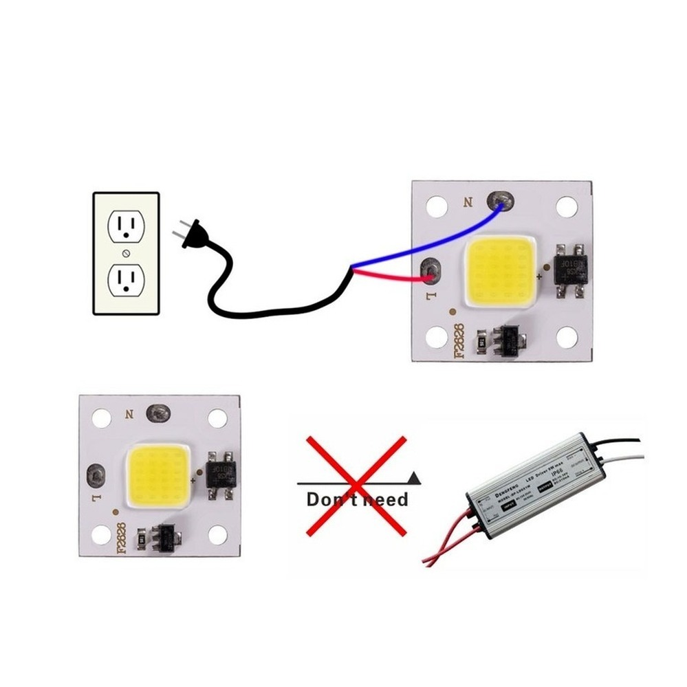 10W COB module 220V LED Chip D - Smart Garden Outdoor 评论和价格