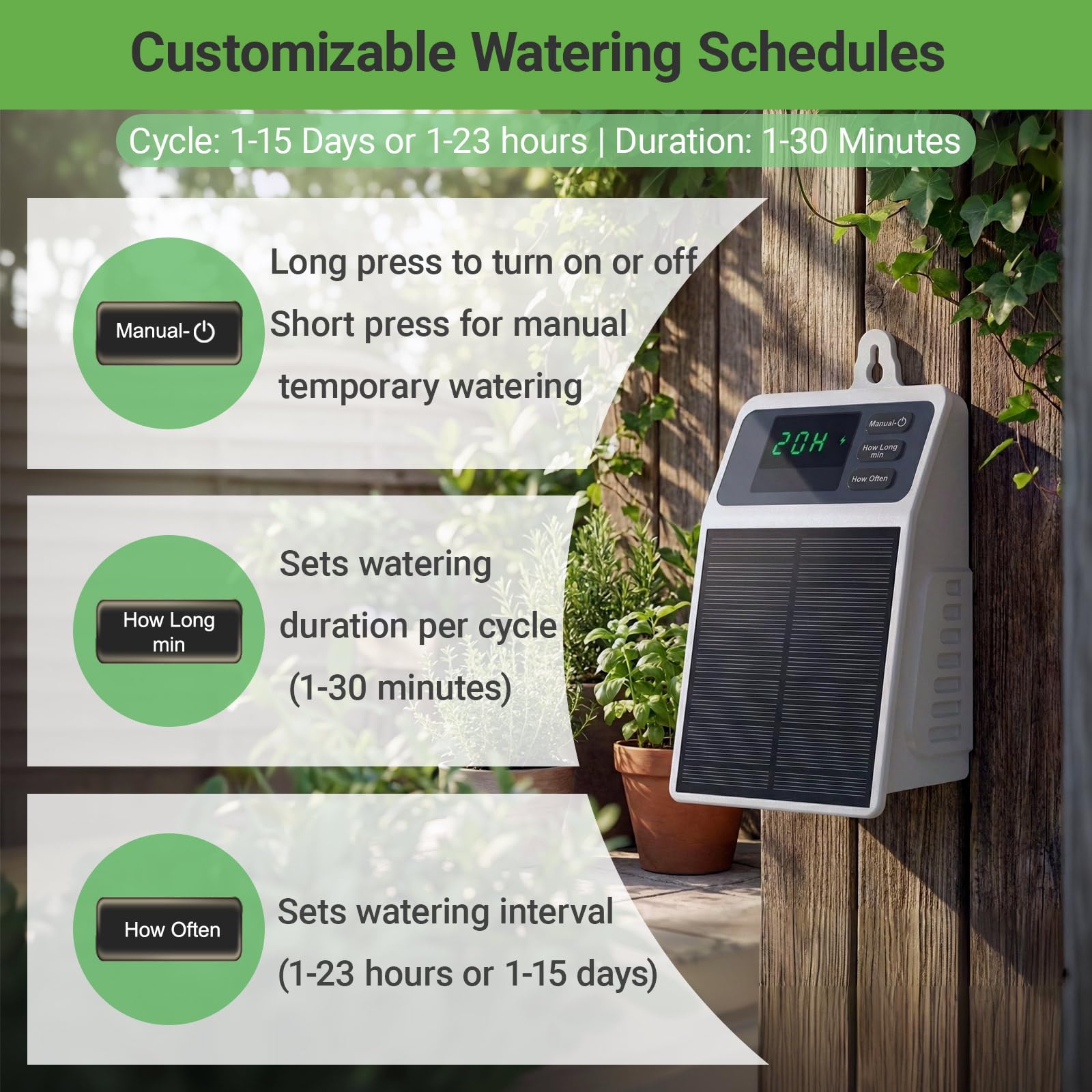 Upgraded Solar Drip Irrigation - Smart Garden Sprinkler 评论和价格