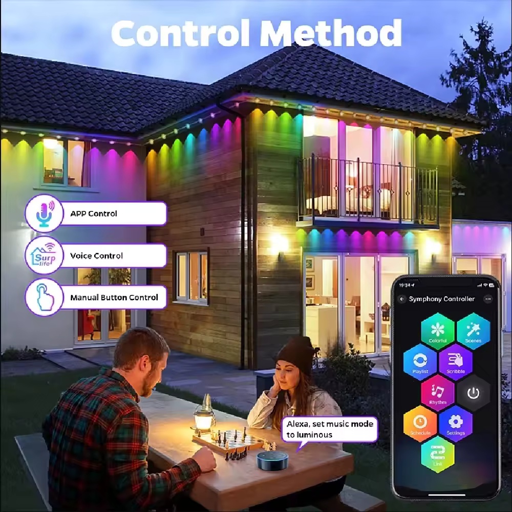 15M/30M/45M/60M/90M RGBIC Smar - Smart Garden Outdoor 评论和价格