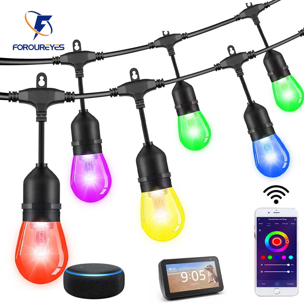 WiFi Tuya Smart RGB LED String - Smart Garden Outdoor 评论和价格