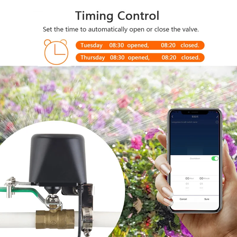Smart WiFi Water Valve Zigbee  - Smart Garden Zigbee 评论和价格