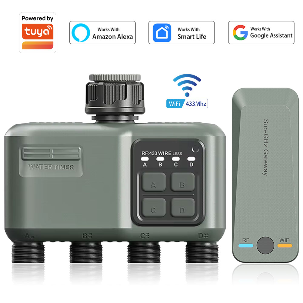 4 Outlet Programmable Water Ti - Smart Garden Sprinkler 评论和价格