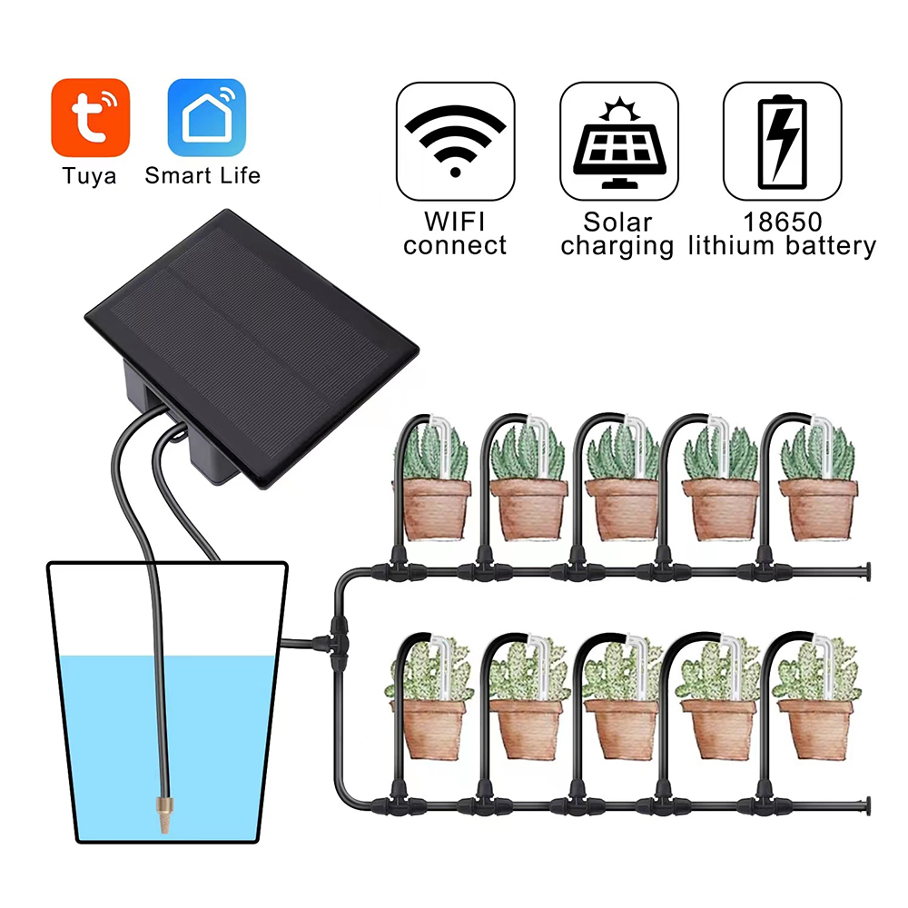 Tuya WiFi Solar Water Pump Tim - Smart Garden Keeper 评论和价格
