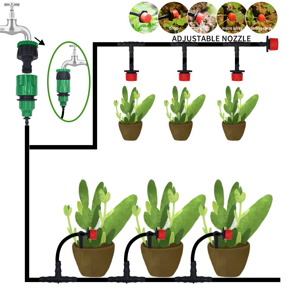 Micro Drip Irrigation System P - Smart Garden Sprinkler 评论和价格